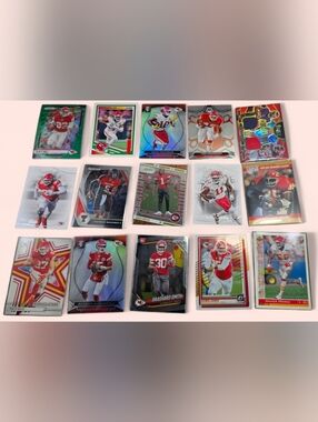 Kansas City Chiefs Past And Present Team Football Cards Assortment